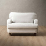 Chenavé Fabric Loveseat - Pearl - 4