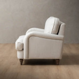 Chenavé Fabric Loveseat - Pearl - 5