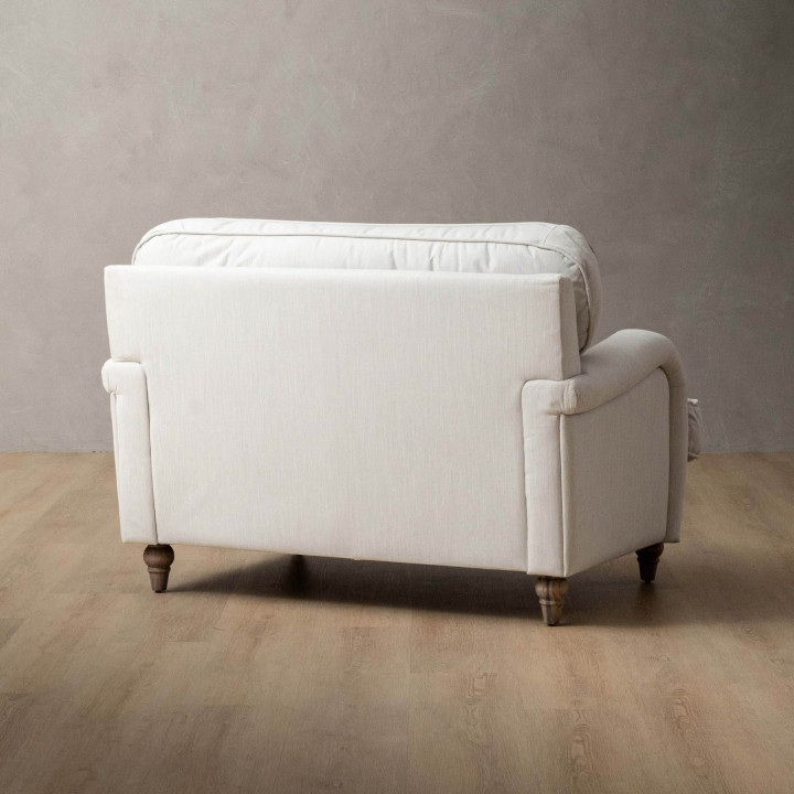 Chenavé Fabric Loveseat - Pearl - 6