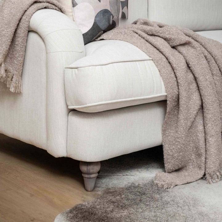 Chenavé 3-Seater Fabric Couch - Pearl - 3