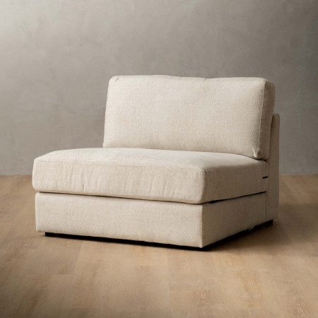 Windermere Modular Couch Piece - Armless -  Latté - 1