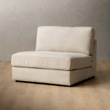 Windermere Modular Couch Piece - Armless -  Latté - 1