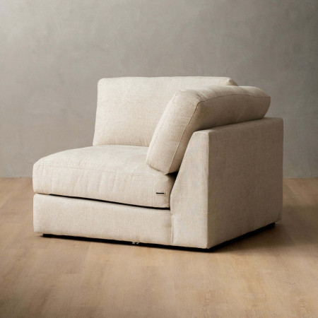 Windermere Modular Couch Corner Wedge - Latté - 1