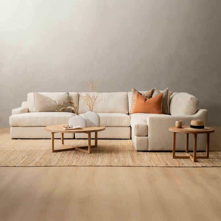 Windermere Modular Couch Corner Wedge - Latté - 5