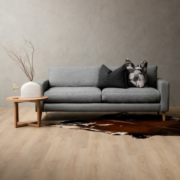 Hamlet 3-Seater Fabric Couch - Falcon Grey - 2
