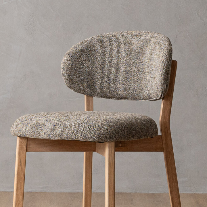Coraline Fabric Counter Bar Chair - Fossil - 5
