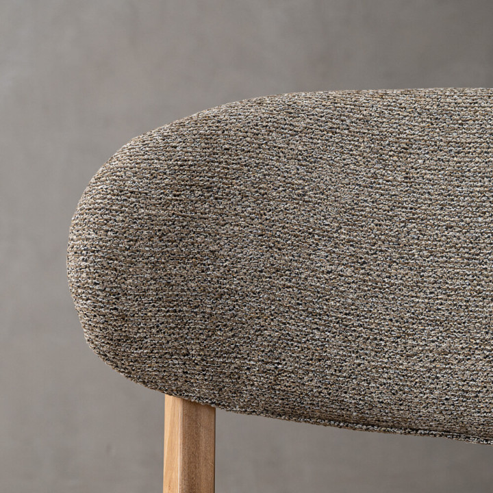 Coraline Fabric Counter Bar Chair - Fossil - 6