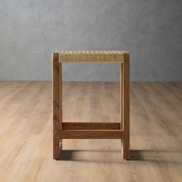 Rio Patio Counter Bar Stool - Natural - 2