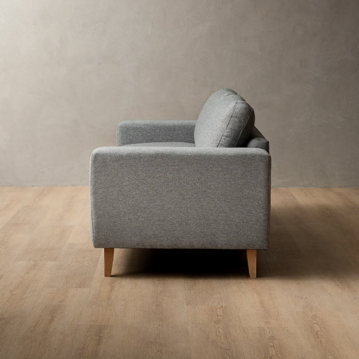 Hamlet 3-Seater Fabric Couch - Falcon Grey - 5