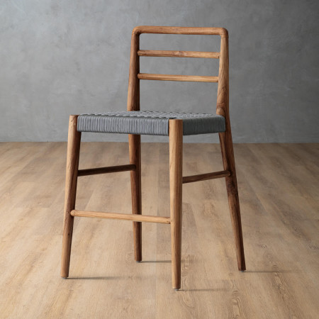 Sawyer Counter Bar Chair - Grey - 1