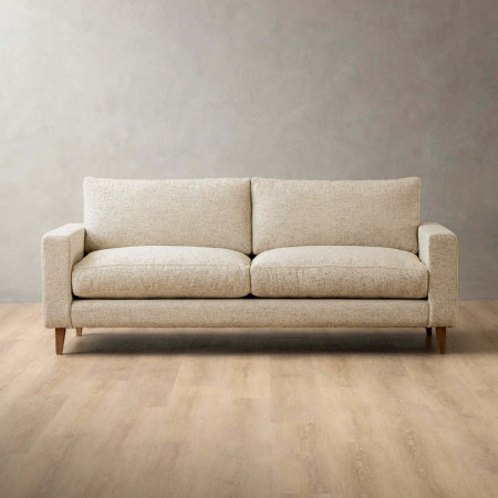 Hamlet 3-Seater Fabric Couch - Sandstone - 1