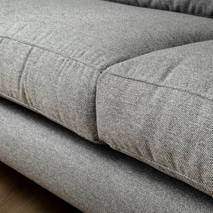 Hamlet 3-Seater Fabric Couch - Falcon Grey - 9