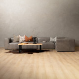 Havenwood Leather Corner Couch - Shadow Ash - 2