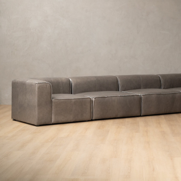 Havenwood Leather Daybed Large - Shadow Ash - 6
