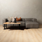 Havenwood Leather Daybed Small - Shadow Ash - 2
