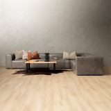 Havenwood Leather Grand Corner Couch - Shadow Ash - 2