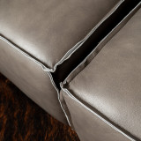 Havenwood Leather Grand Corner Couch - Shadow Ash - 6