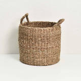 Round Cylinder Basket With Handles - Large - 1