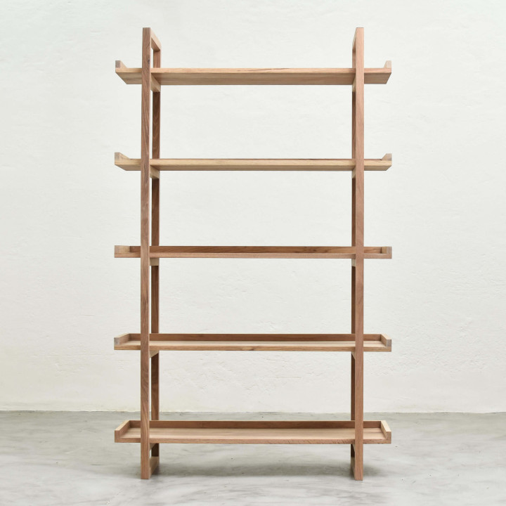 Ballito Bookshelf - Small - Oak - 1