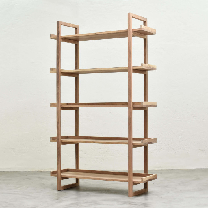 Ballito Bookshelf - Small - Oak - 2