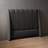 Melae Double Headboard - Charcoal - 3