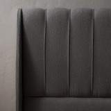 Melae Double Headboard - Charcoal - 4