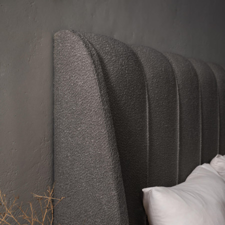 Melae Double Headboard - Pebble