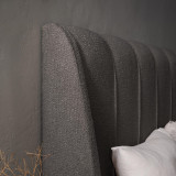 Melae Double Headboard - Pebble - 1
