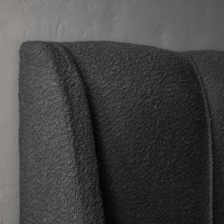 Melae Queen Headboard - Charcoal - 5