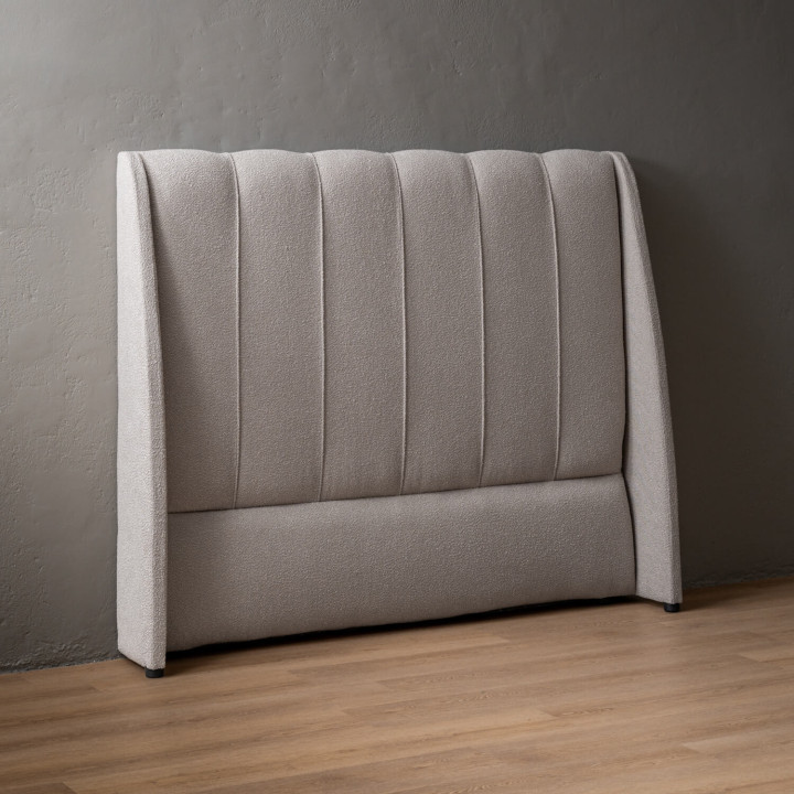 Melae Queen Headboard - Latté - 3
