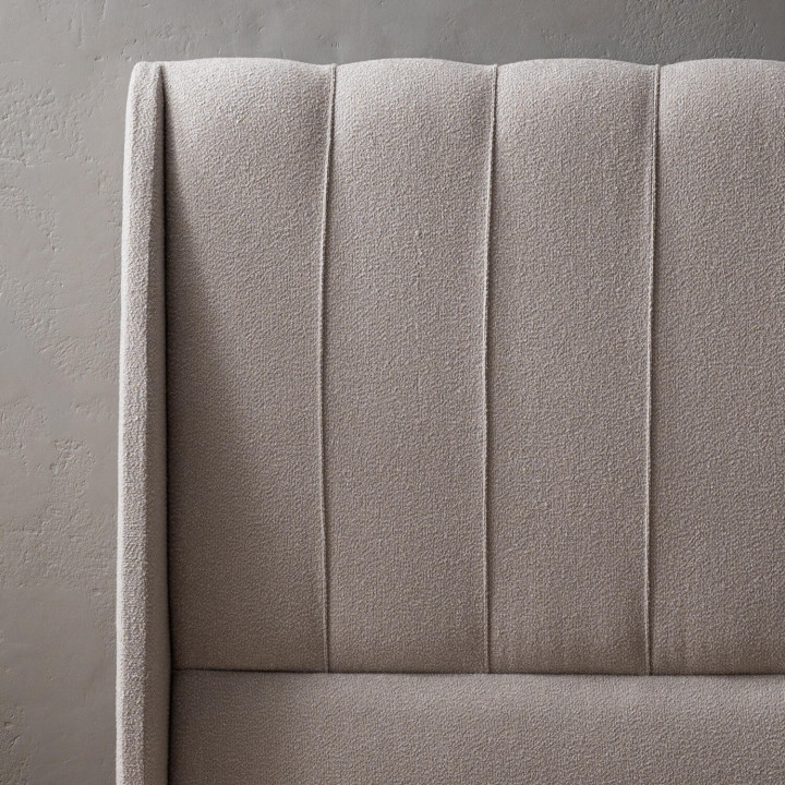 Melae Queen Headboard - Latté - 4