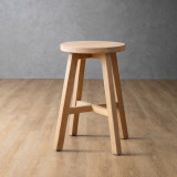 Rhodes Dining Stool - Oak - 1