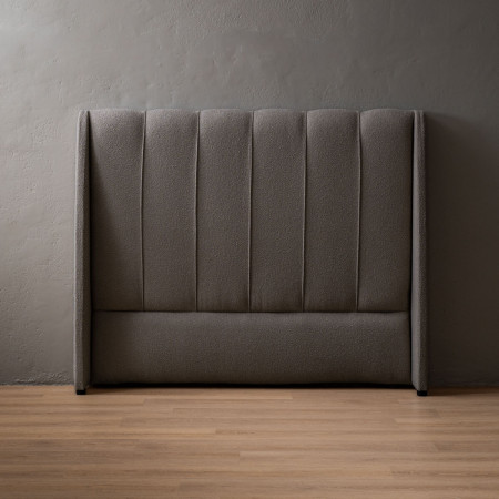 Melae King Headboard - Pebble