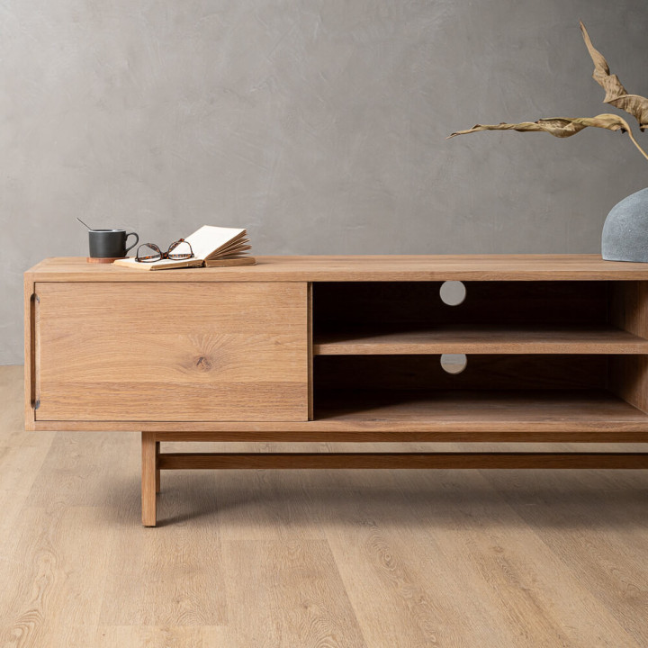 Stellenberg TV Unit - 2.0m - Oak - 3