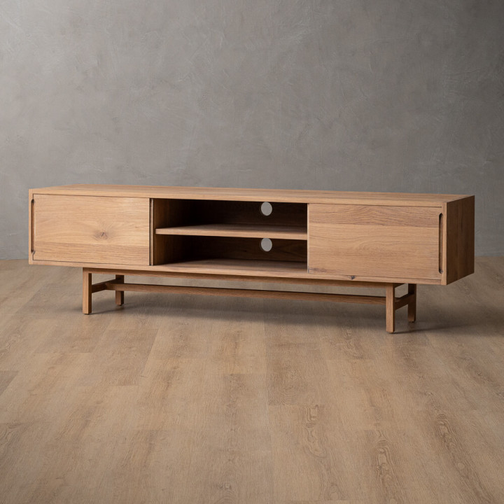Stellenberg TV Unit - 2.0m - Oak - 8