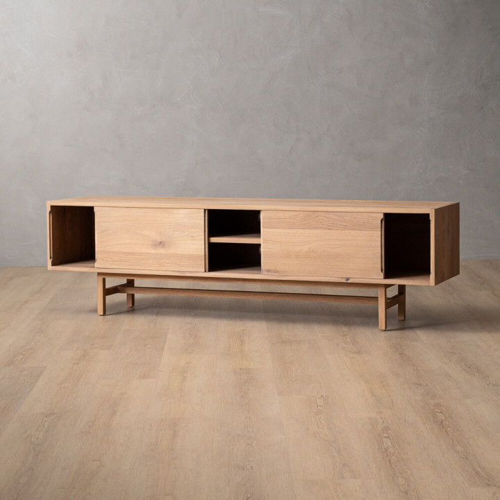 Stellenberg TV Unit - 2.0m - Oak - 9