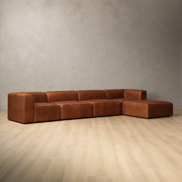 Havenwood Leather Daybed Large - Duskwood - 5