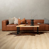 Havenwood Leather Grand Corner Couch - Duskwood - 3