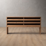 Large Linear Wine Rack - Oak - 1