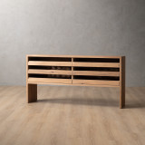 Large Linear Wine Rack - Oak - 4