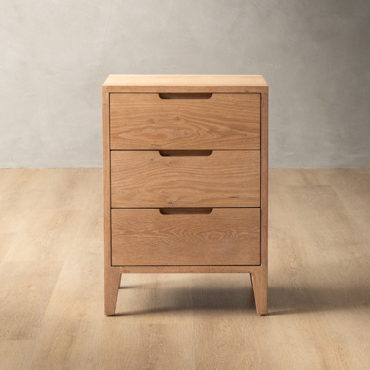 Cape Town Pedestal - Tall - Oak - 1