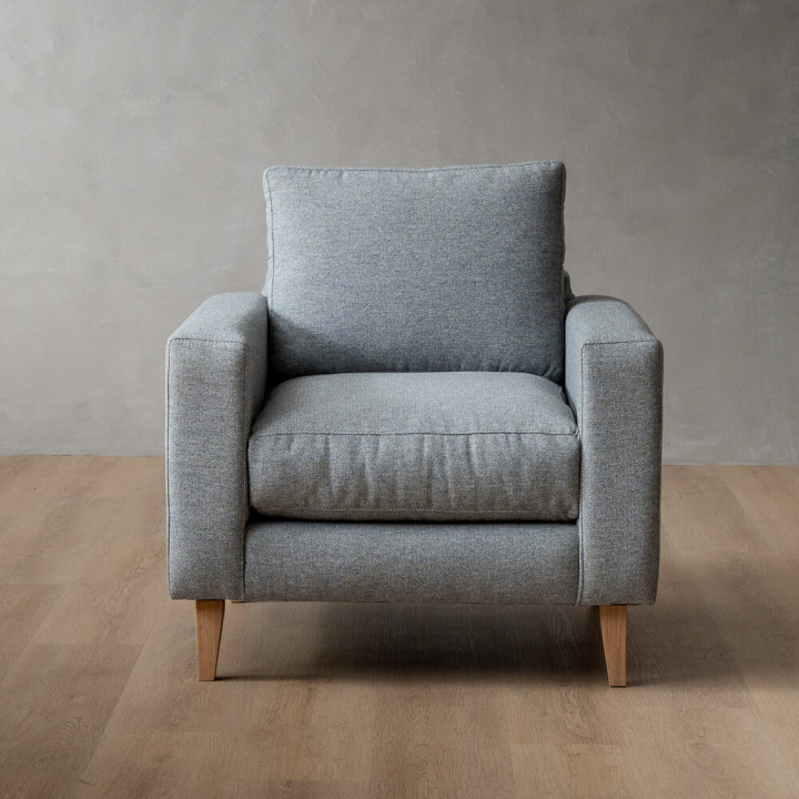 Hamlet Fabric Armchair - Falcon Grey - 3