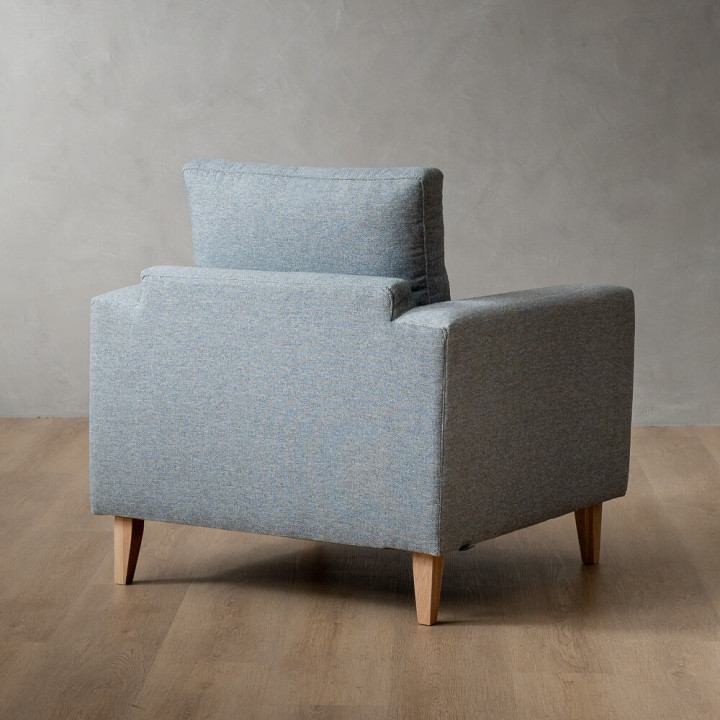 Hamlet Fabric Armchair - Falcon Grey - 5