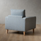 Hamlet Fabric Armchair - Falcon Grey - 5