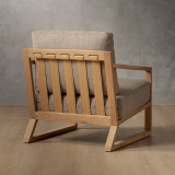 Clarens Fabric Armchair - Oak - Monarch Pelican - 5