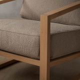 Clarens Fabric Armchair - Oak - Monarch Pelican - 8