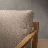 Clarens Fabric Armchair - Oak - Cumin - 6