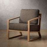 Clarens Fabric Armchair - Oak - Monarch Perigrine - 1