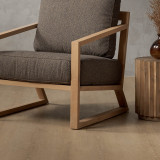 Clarens Fabric Armchair - Oak - Monarch Perigrine - 3