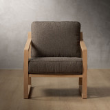 Clarens Fabric Armchair - Oak - Monarch Perigrine - 4